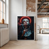 Holy Smoke | Tattooed Nun Rebellion Art Print - Print